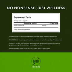 Swanson Ultra Alpha Lipoic Acid capsules closeup for easy antioxidant support