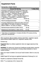 Bottle of Swanson Ultra Probiotic Complex with 60 veggie capsules