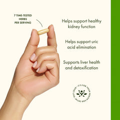 Swanson Uric Acid Cleanse tart cherry powder visual emphasizes antioxidant support.