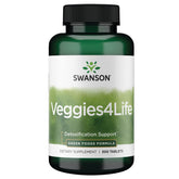Swanson Veggies4Life 300 Tabs bottle – front view