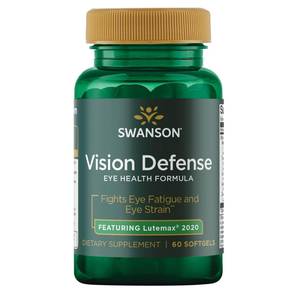 Swanson Vision Defense bottle with 60 softgels