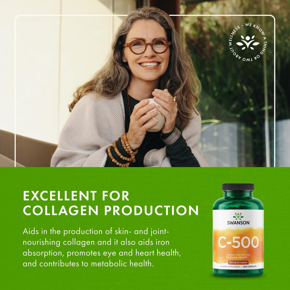 Swanson Vitamin C 500 packaging