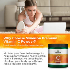 Swanson Vitamin C Powder packaging and box
