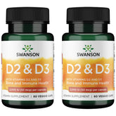 Swanson Vitamin D Complex two-pack bottle front view