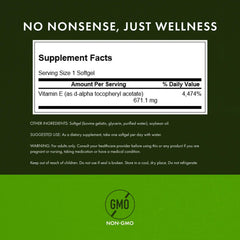 Close-up of 250 softgels in container