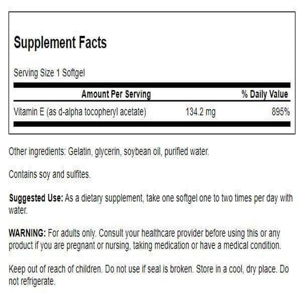 Graphic showing heart health support from Swanson Vitamin E