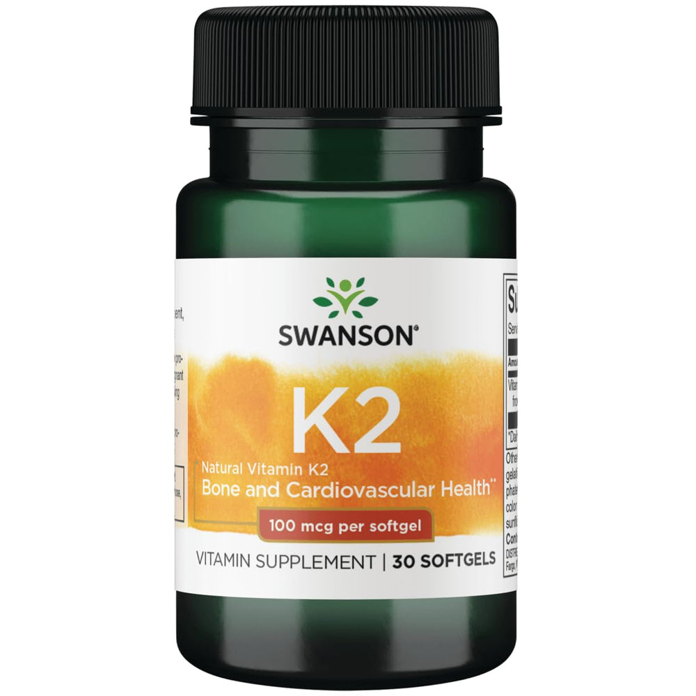 Swanson Vitamin K2 MK-7 bottle front