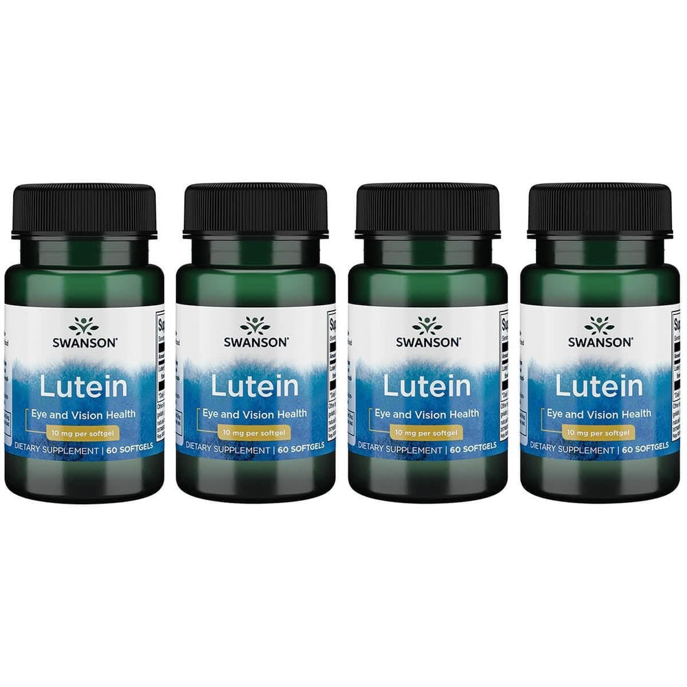 Swanson Lutein 10 mg softgels 60-count, 4-pack