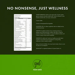 Supplement facts panel of Swanson Multi High Potency 120 Sgels