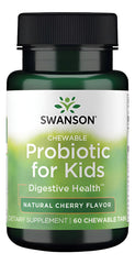 Swanson PROBIOTIC Kids NAT Cherry 60 CHWBL bottle front view