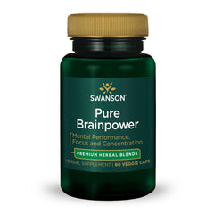 Swanson Pure Brainpower product label