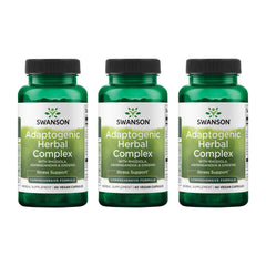 Bottle label for Swanson Rhodiola Ashwagandha Ginseng Complex
