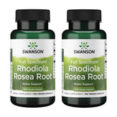 Bottle of Swanson Rhodiola Rosea Root supplement