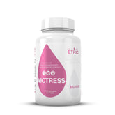 Sweat Ethic Victress bottle-front emphasizes daily hormone support for women