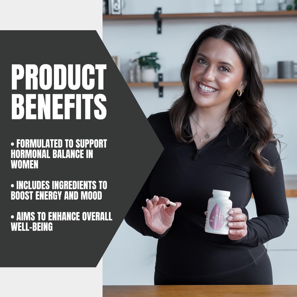 Sweat Ethic Victress capsules-closeup showing easy, convenient daily wellness capsules