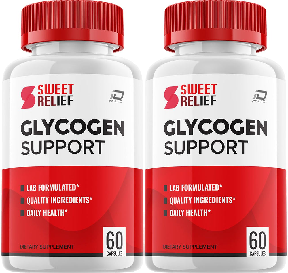 Sweet Relief Glyco Capsules bottle front view