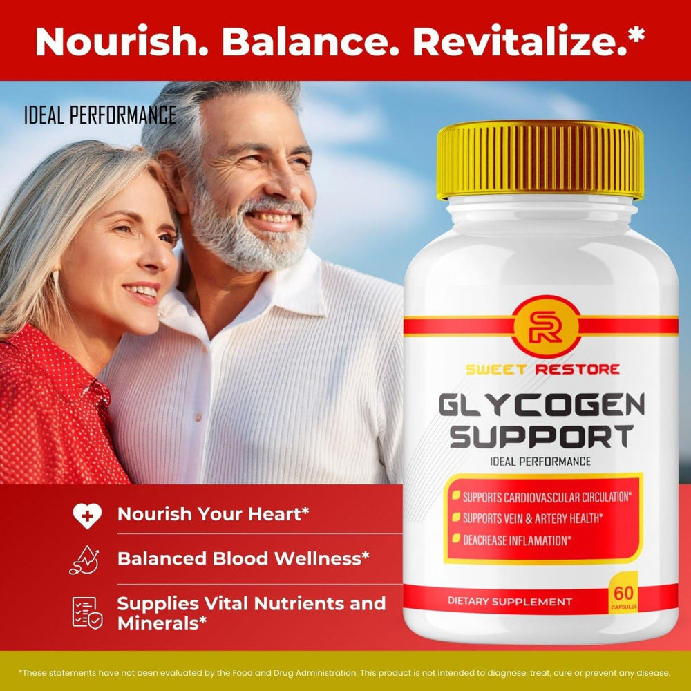 Close-up of Sweet Restore capsules inside bottle