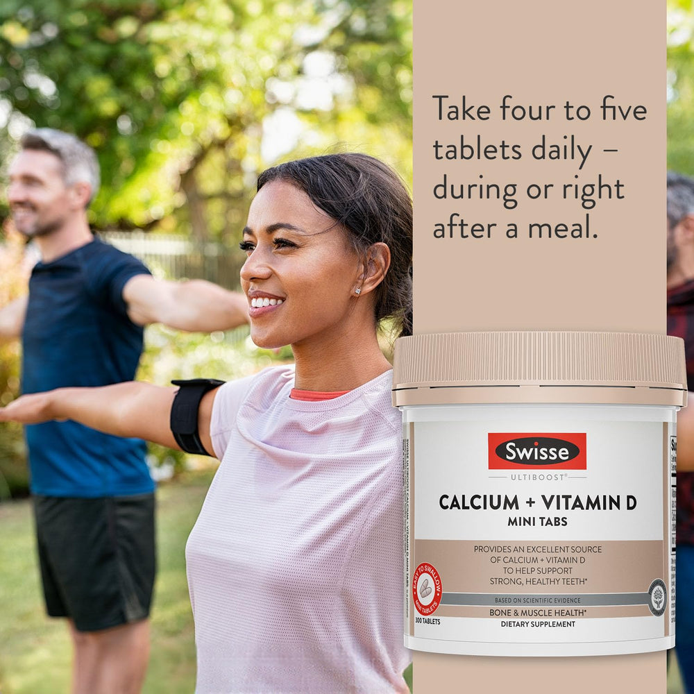 Active adults using Swisse calcium supplement
