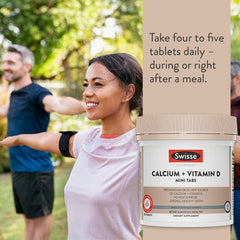Active adults using Swisse calcium supplement