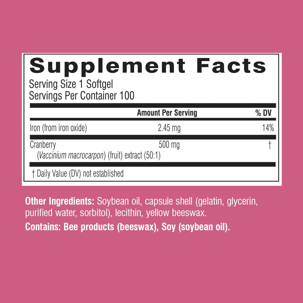 Box and bottle pack shot of Swisse Cranberry Pills