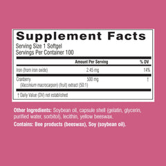 Box and bottle pack shot of Swisse Cranberry Pills