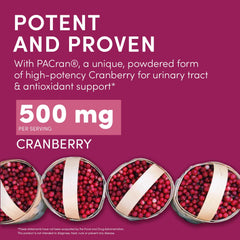 Product illustrating urinary tract health for women and men