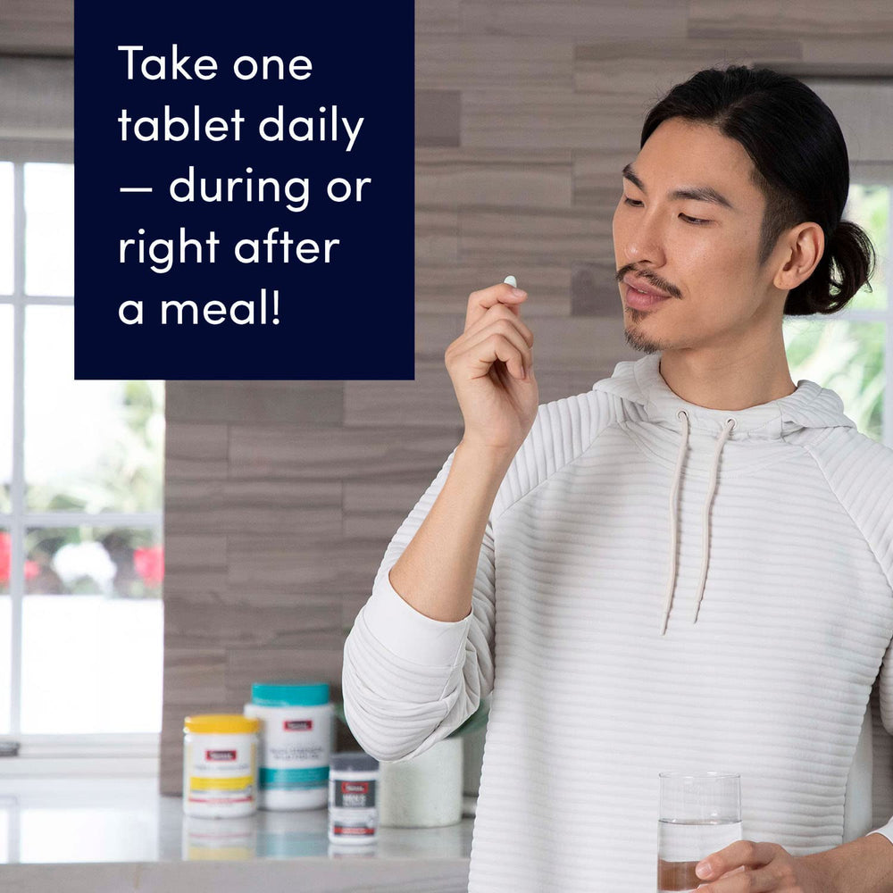 Back of bottle showing dosage information