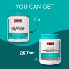 Close-up of omega-3 fish oil softgel indicating 1500 mg