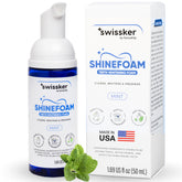 Swissklip ShineFoam bottle and mint flavor label