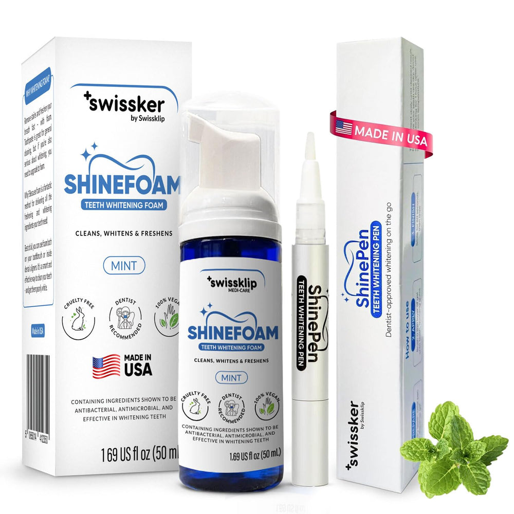 Swissklip Teeth Whitening Foam bottle