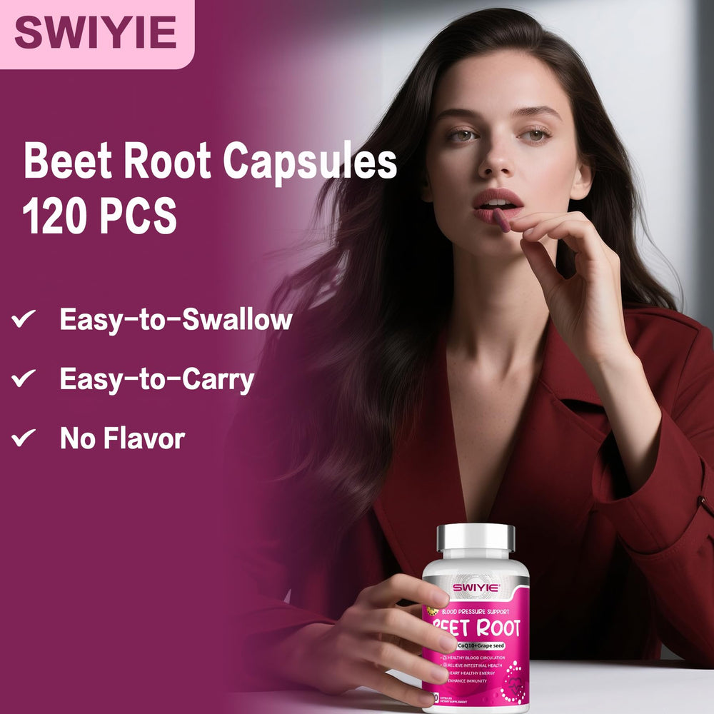 Swiyie Beet Root Capsules daily routine setup suggests consistent wellness support