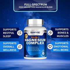 Vegan and gluten-free SWIYIE Magnesium Complex 10-in-1