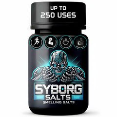 Syborg Salts compact packaging for on-the-go energy and focus.