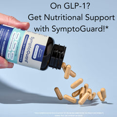 Nutrients including Vitamin D3, B12, zinc, and chromium in SymptoGuard