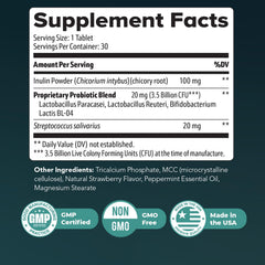 Synaptigen tablets being taken (chewable or dissolvable)