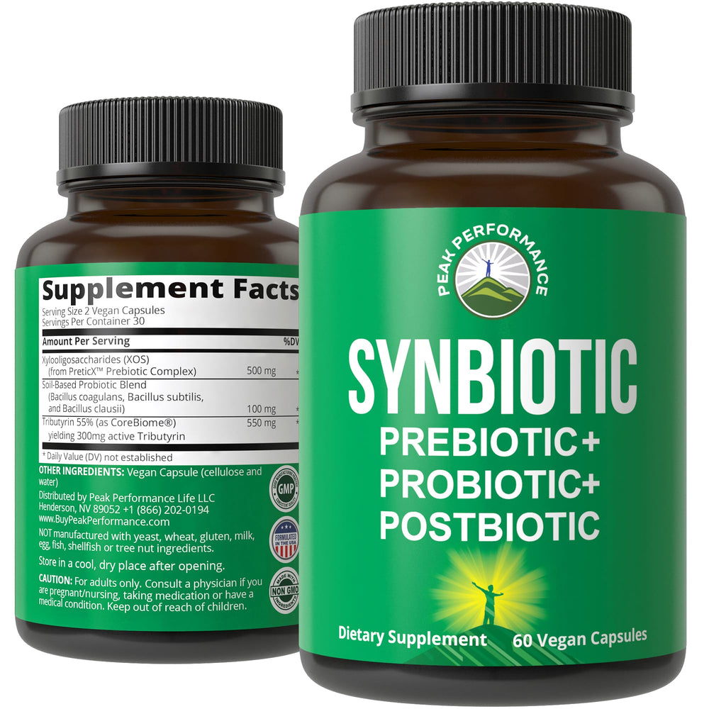 Synbiotic 3-in-1 supplement for digestive and immune health