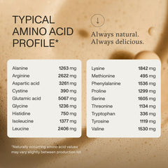 Synchro Genesis vanilla-spice shake being poured demonstrates delicious, low-sugar option.