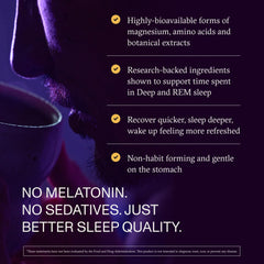 Relaxed adult ready for bed