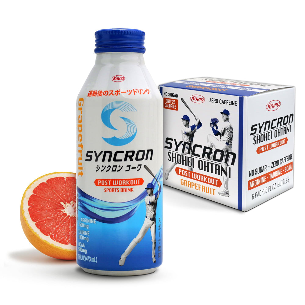 Syncron post-workout drink bottle ready for fast hydration after training