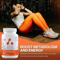 Close-up of Syner Collagen capsules