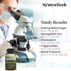 Lifestyle image of Syntra5 bottle for daily use
