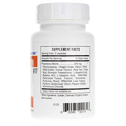 Serving suggestion with meals featuring Systemic Formulas D - Digest