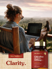 Wellness lifestyle image featuring cognition support supplement
