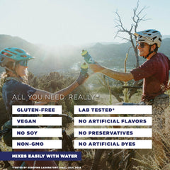 Post-workout recovery with Tailwind Recovery Mix vanilla