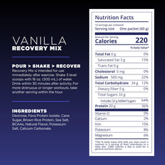 Gluten-free, vegan, dairy-free icon for Tailwind Recovery Mix