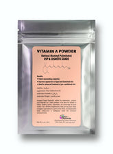 Bottle of Talsen Vitamin A powder with Retinyl Palmitate
