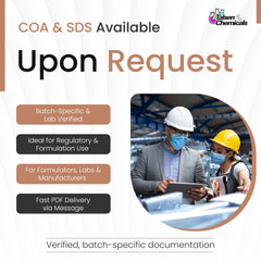 Illustration of Vitamin A powder used in cosmetic formulations