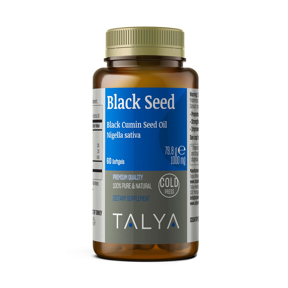 TALYA Black Seed Oil Softgel bottle front