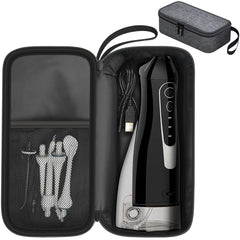 Tanmqin carrying case for COSLUS, Nicwell, Leominor and Bitvae water flossers in black