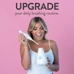 Built-in dryer drying the brush after brushing
